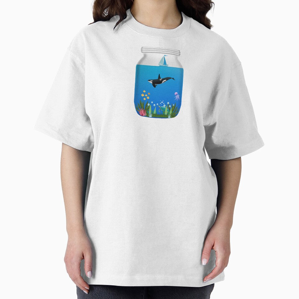 Sea world in a jar - Kawaii by LukjanovArt