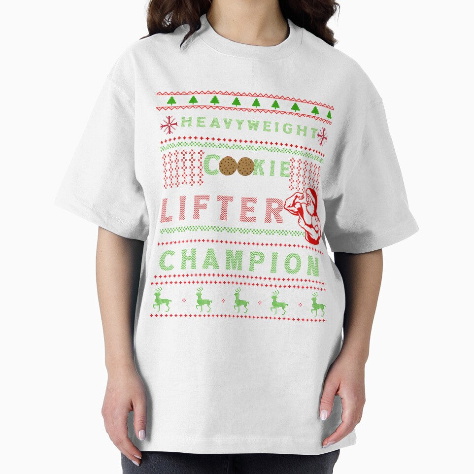 Fitness Christmas Sweater T-Shirt by AlieshaBate