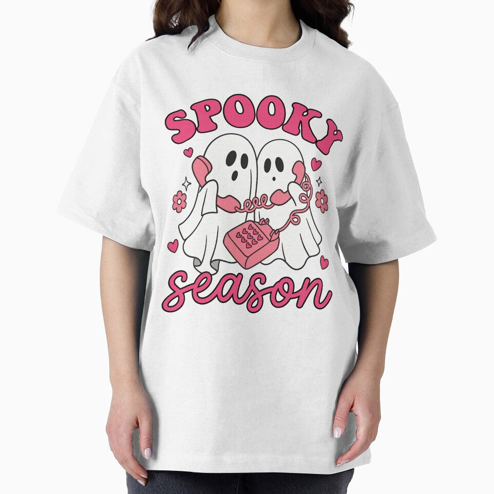 Spooky Season Retro Pink Ghosts Phone by KroghDs