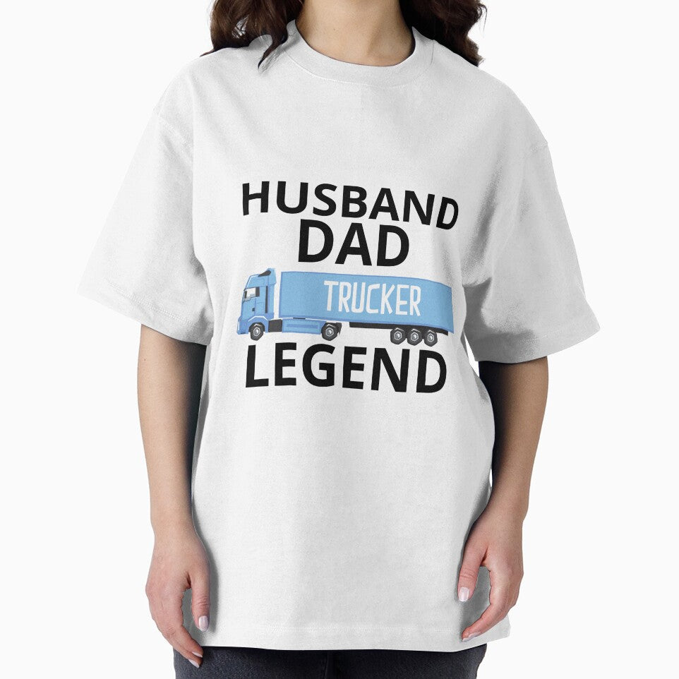 Husband dad trucker legend by Design Kingdom