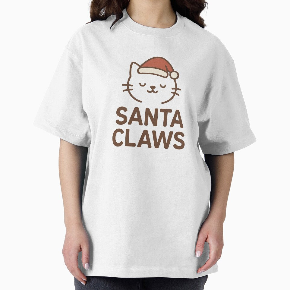Santa Claws – Funny Christmas Cat Quote With Santa Hat by StyleLap