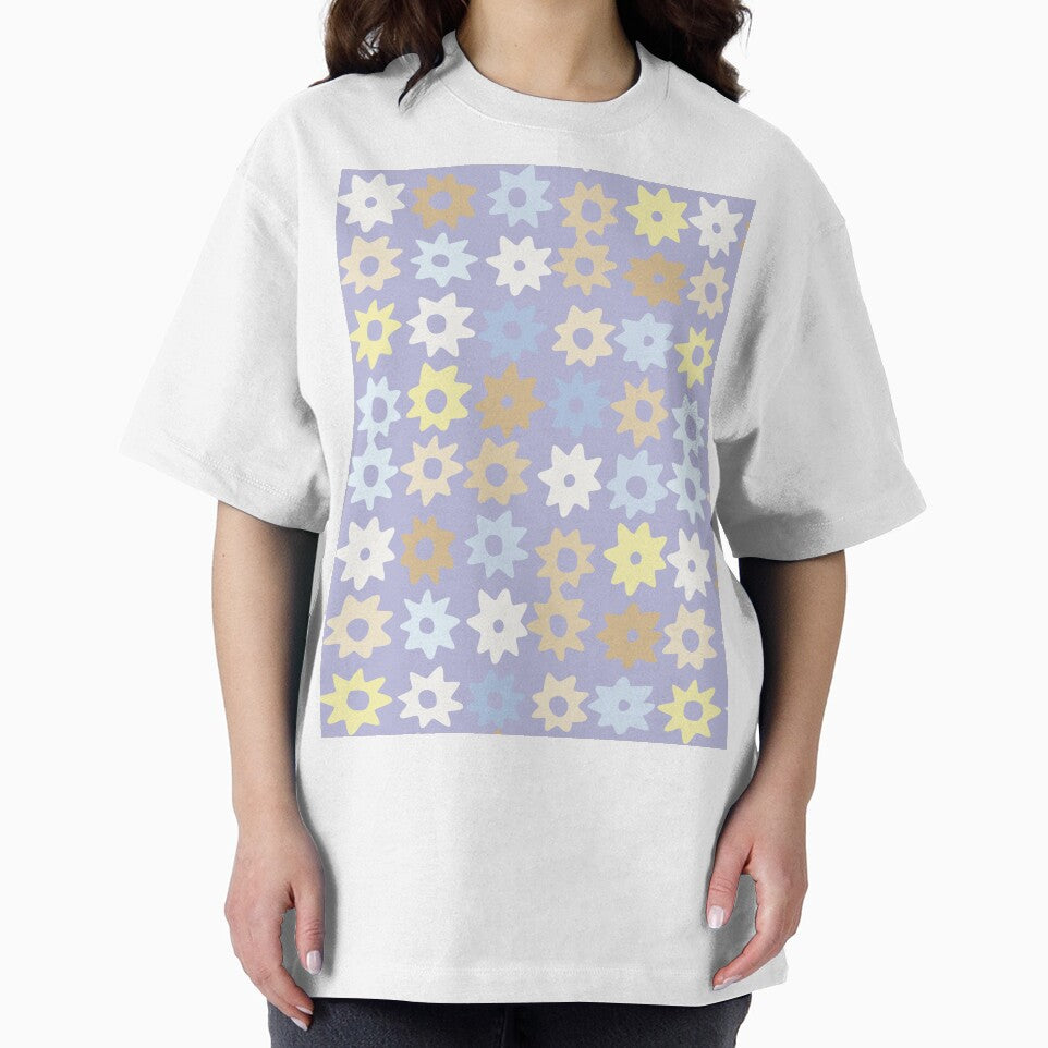 PASTEL PURPLE BOHO STAR PATTERN by blomastudios