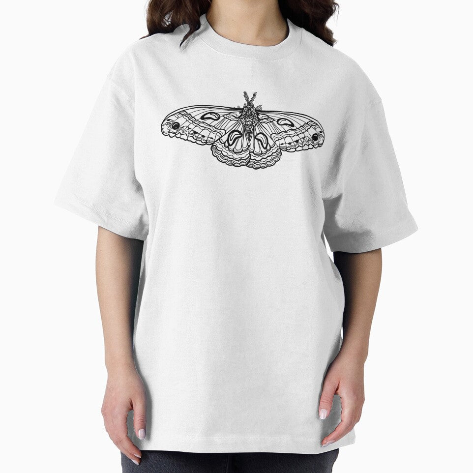 Moth outline black by lexilea