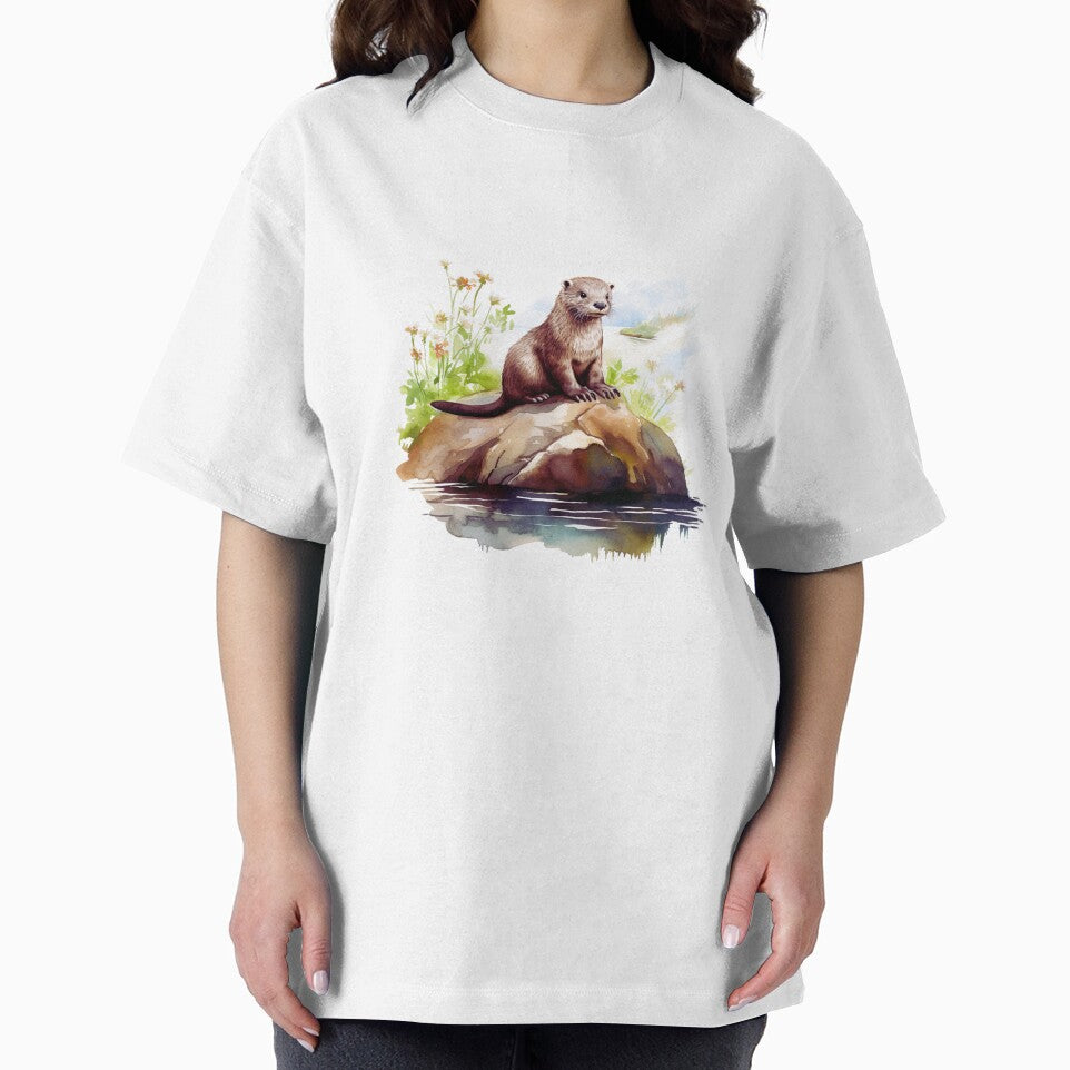 Watercolor River Otter by TheAnimalZ00