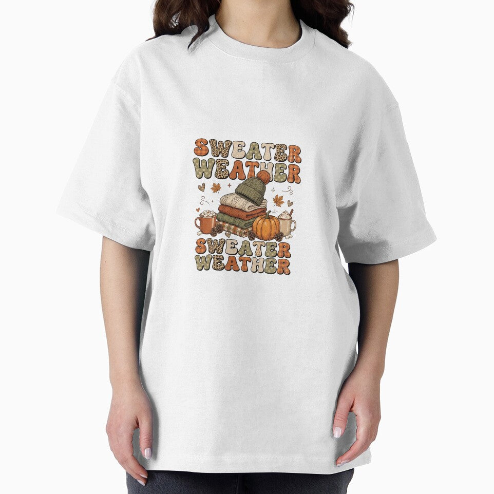 Autumn Sweaters Cocoa and Pumpkin by Tee Studio