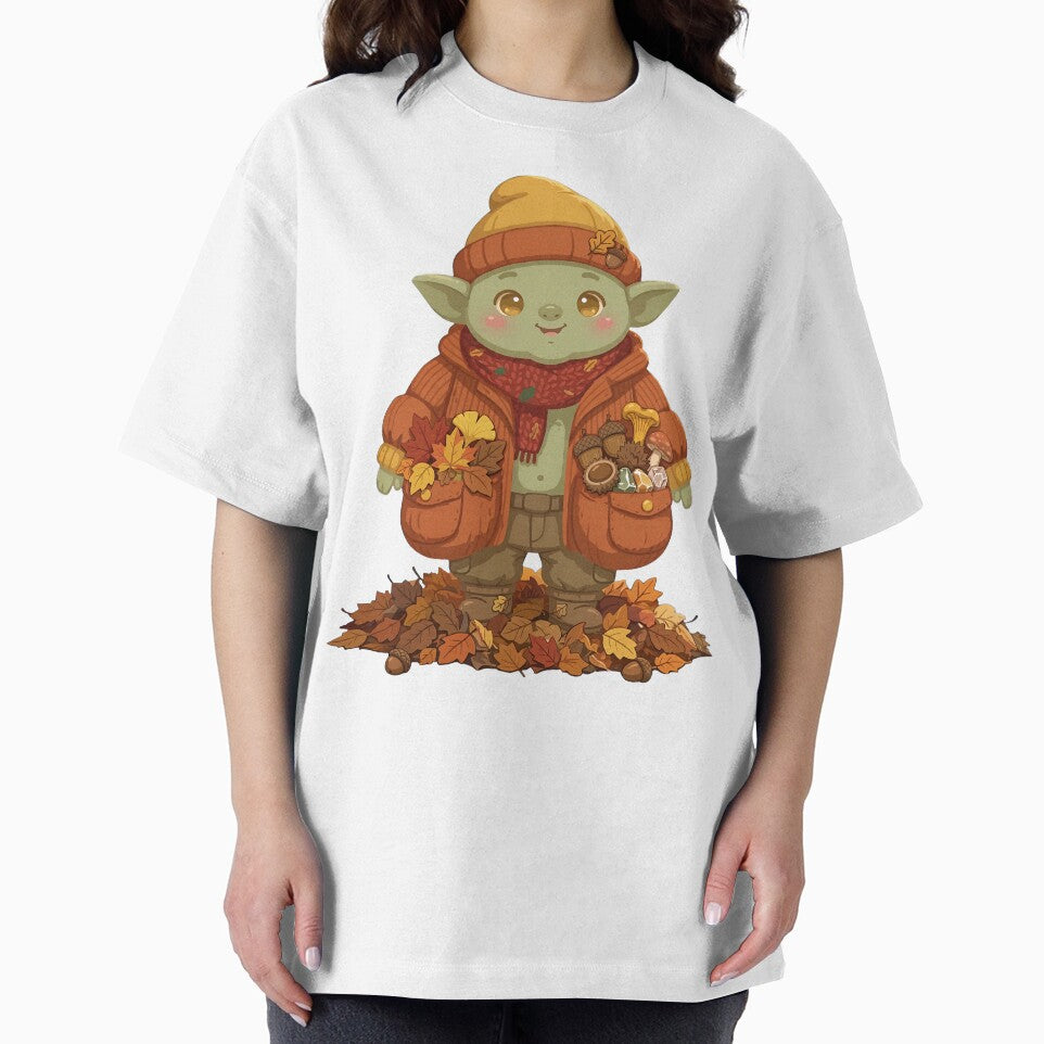 Cute Autumn Goblin Goblincore Fall Leaves Mushroom Cozy Goblincore by Neurospicy Trolls