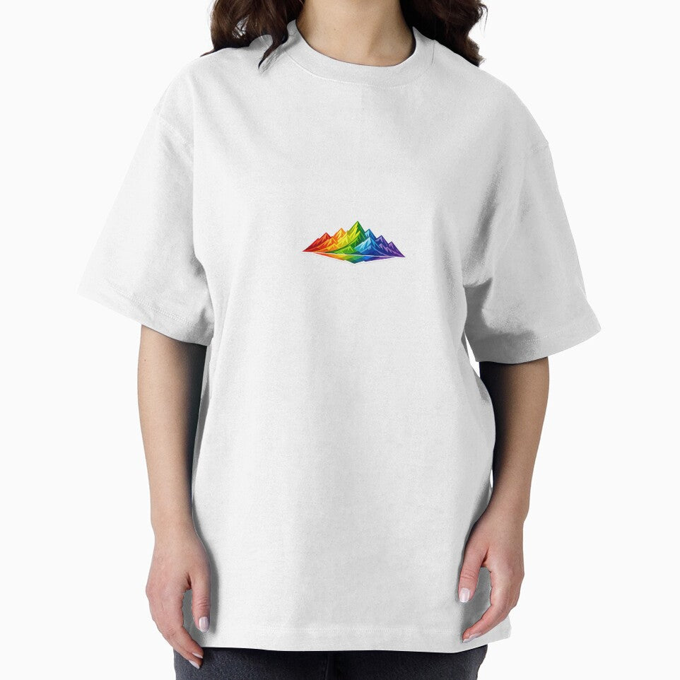 Rainbow Pride Mountain Landscape | LGBT Nature Art by redengineers