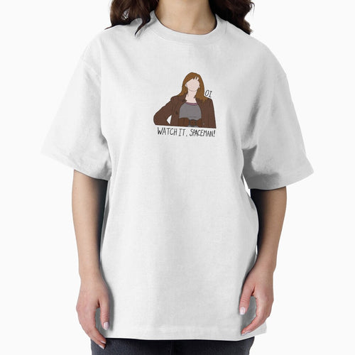 "Oi, Watch It Spaceman!" Donna Noble Quote Print Design by abldesign