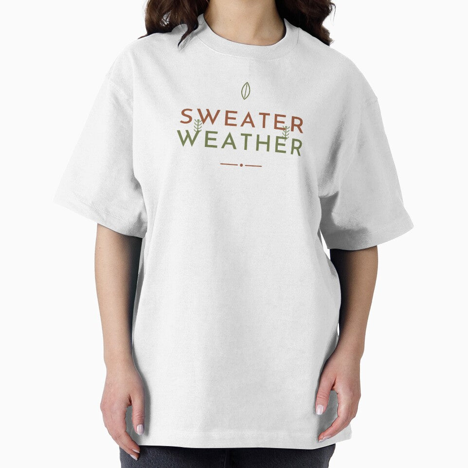 Sweater Weather - Minimalist Cozy Fall Tee by RankShift