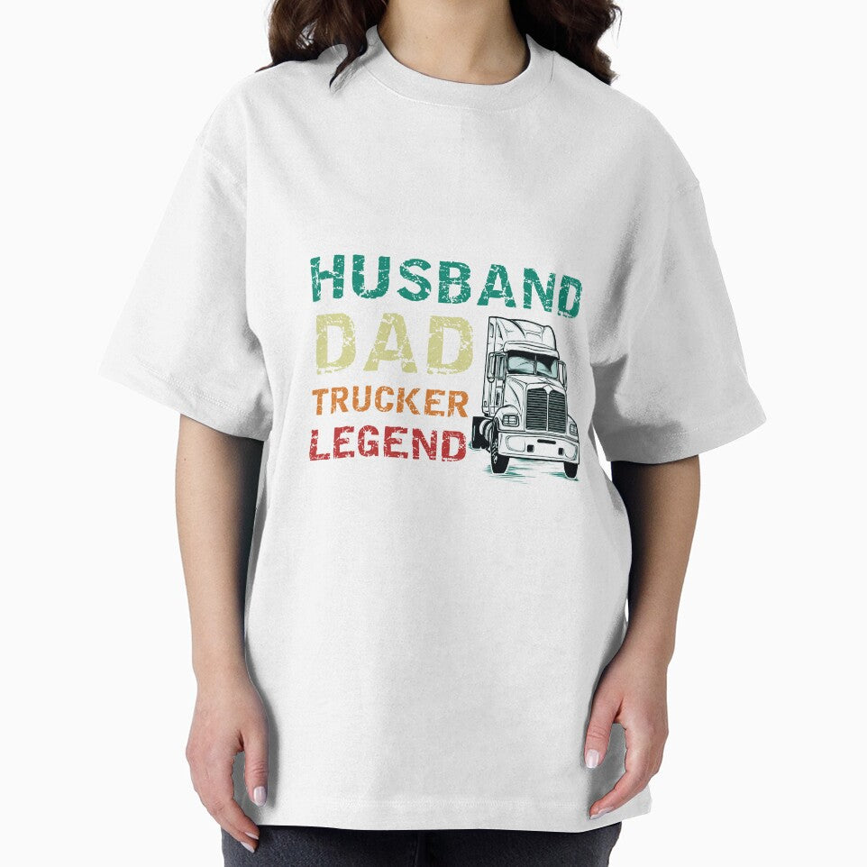 Husband dad trucker legend by knuppify