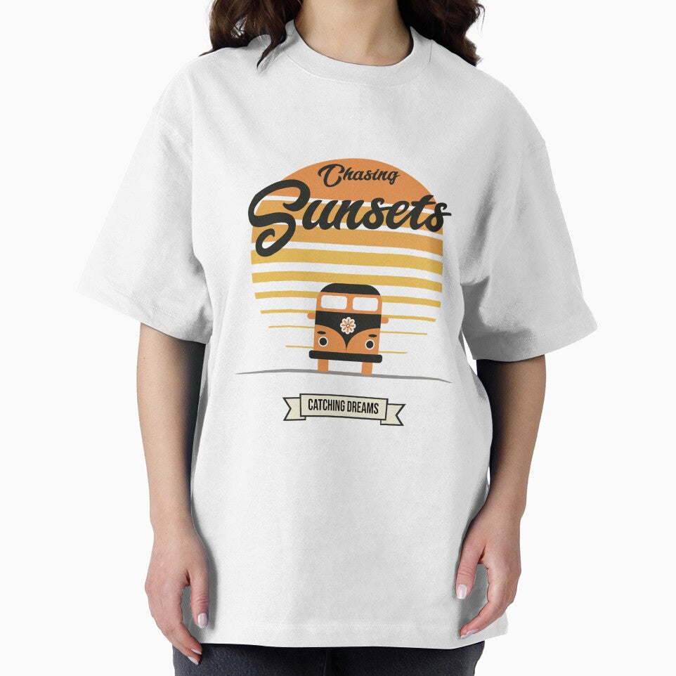 Chasing Sunsets, Catching Dreams | Retro Vintage Nature Travel by lildoodleshirts
