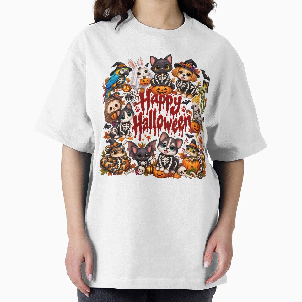 Happy Halloween Cute Animal Skeletons – Kawaii Veterinary Halloween by Bettybee00