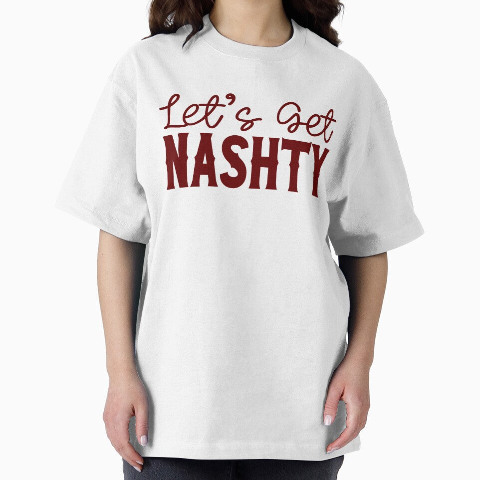 Nashville Bachelorette Party Let's Get Nashty Dark Red Gift for Bride by mysticblvd