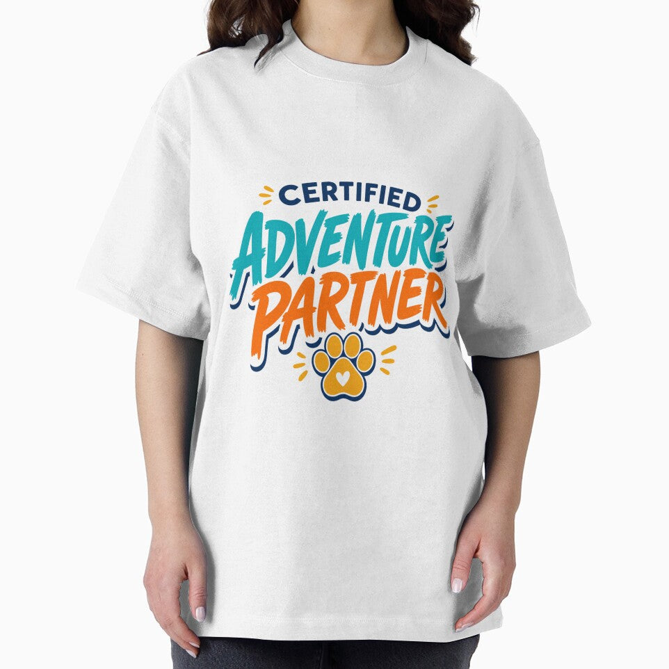 Certified Adventure Partner Golden Retriever Dog Dad Kawaii T-Shirt by Ashley critters