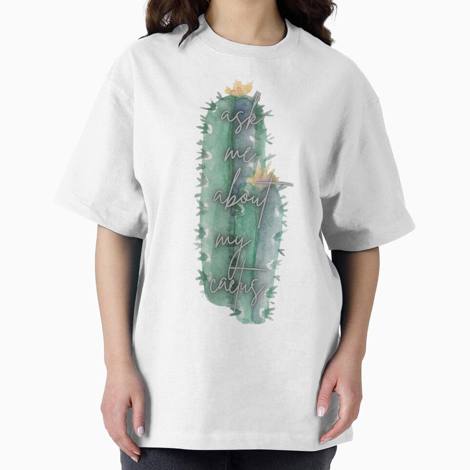 Ask Me About My Cactus by Little Mini Creativity