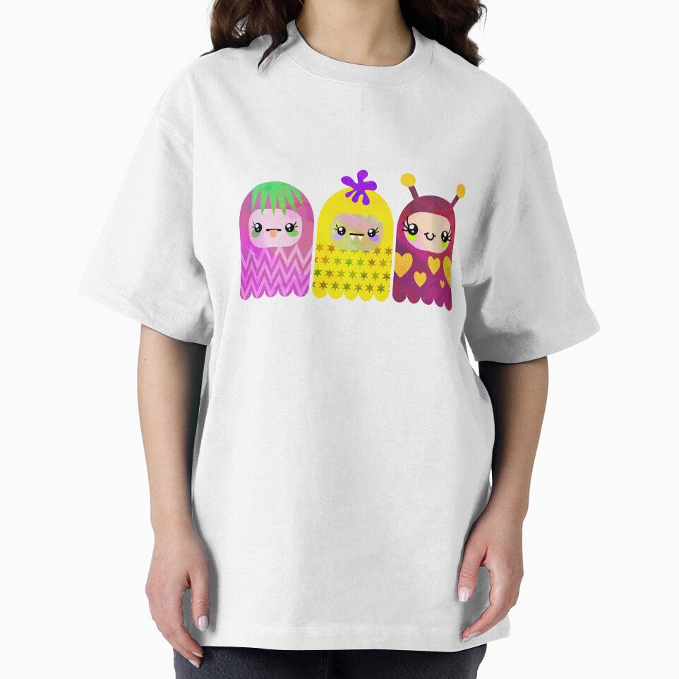 Cute Multicolor Kawaii Alien Dolls by CreativeCranium