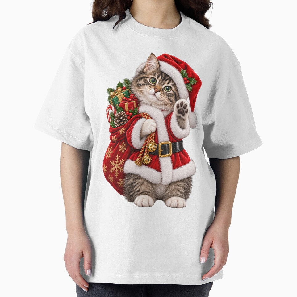 Christmas Cat Santa Claus by RockitBaby