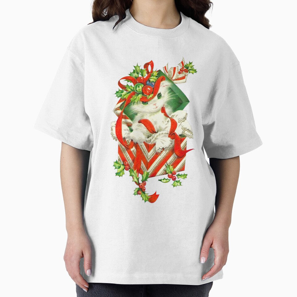 Kitsch Christmas Cat Gift by yellowcat2019