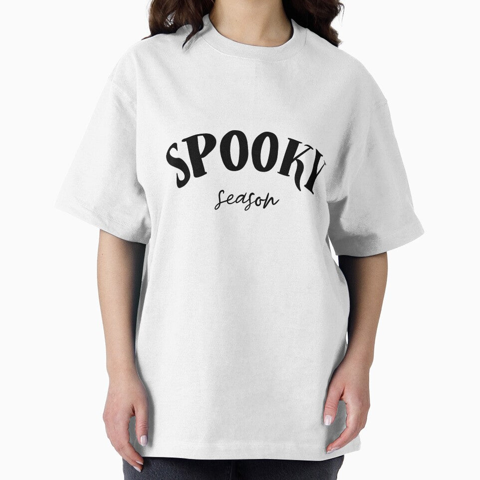 Spooky Season Modern Typography — Minimalist Halloween Arched Lettering by LYAN-STORE
