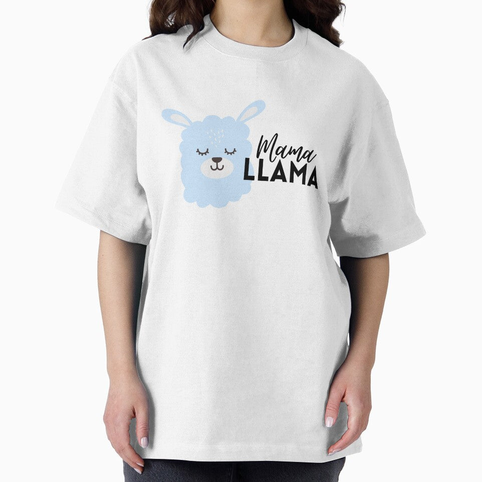 Mama Llama Blue Design by saminsecondary