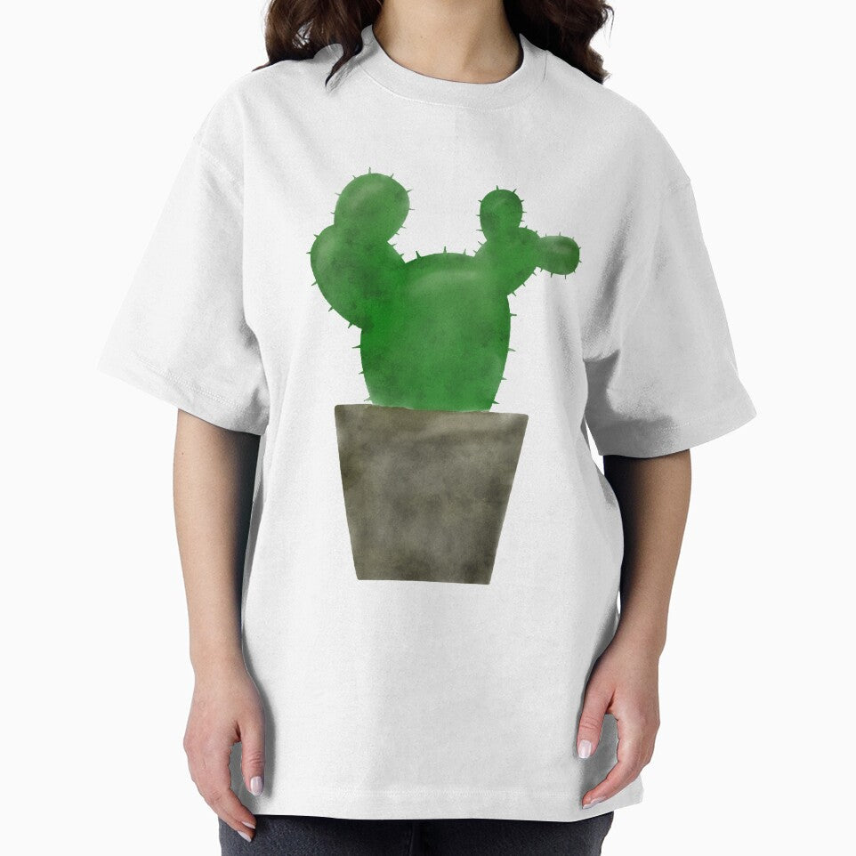 Watercolor classic cactus by elgreko