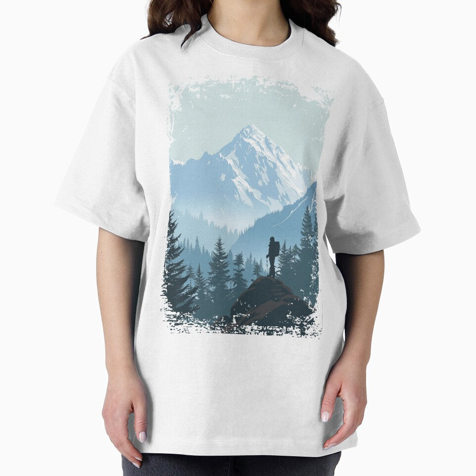 Hiking in the Mountains Lonely Trip by RR-Arts