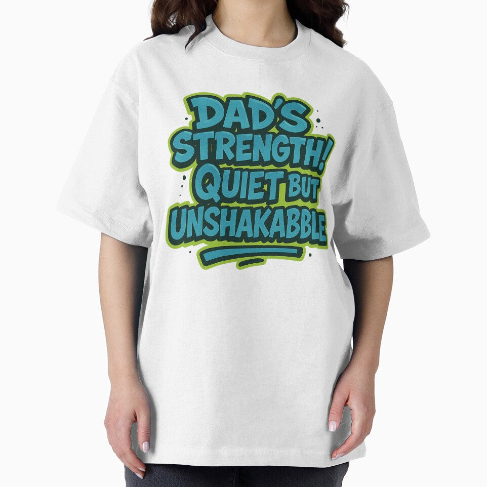 Dad’s Strength – Quiet But Unshakable .Bold Graffiti Father’s Day Gift by auraRM studio