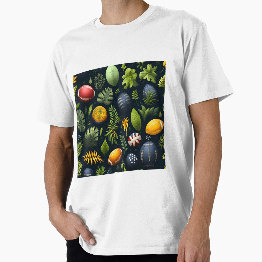 Football Kickoff Season—Balls wrapped in Autumn Leaves and Green Balls that have seeds that you can eat. They don’t call them Fantasy Footballs for nothing. Autumn Design, Fall Fashion. by ignasirus