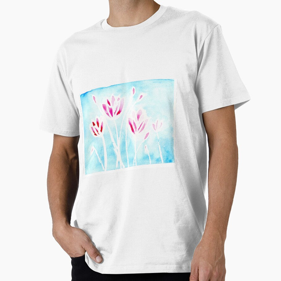 Whimsical Delicate Wildflowers by The Bellflower Mouse Art