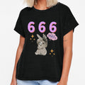 666 Angel Number Design | Aesthetic | Manifest | Manifestation | Grateful | Angels | Spiritual | Gratitude Journals | Pink |  tshirts, mugs, stickers, posters by TeenLake
