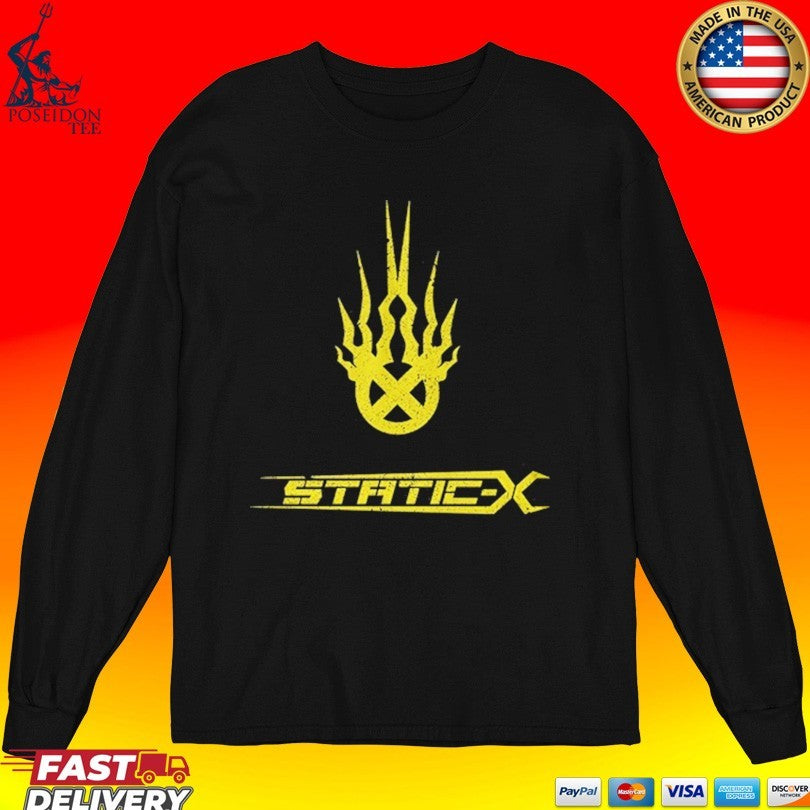 Static-X Shock Logo T-shirt