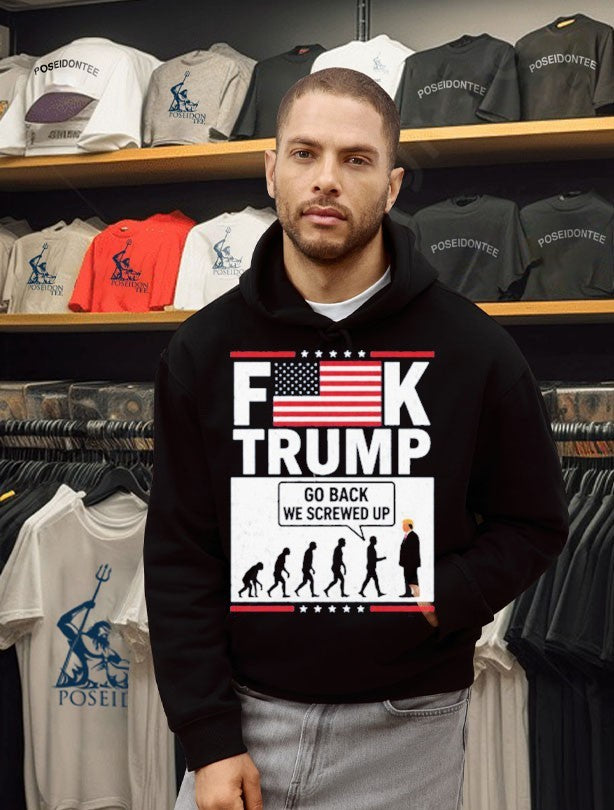 Stephen Colbert Fuck Trump Go Back We Screwed Up T-shirt
