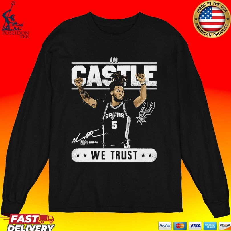 Stephon Castle San Antonio Spurs Trust T-shirt