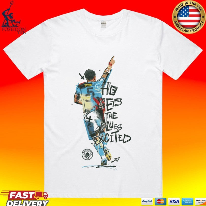 Stones He Gets The Blues Excited T-shirt
