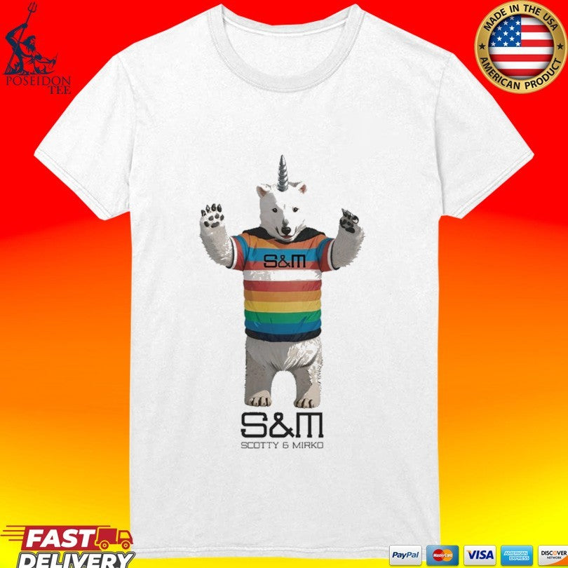 Stonewall Scotty And Mirko Pride Bear T-shirt