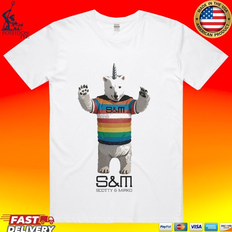 Stonewall Scotty And Mirko Pride Bear T-shirt