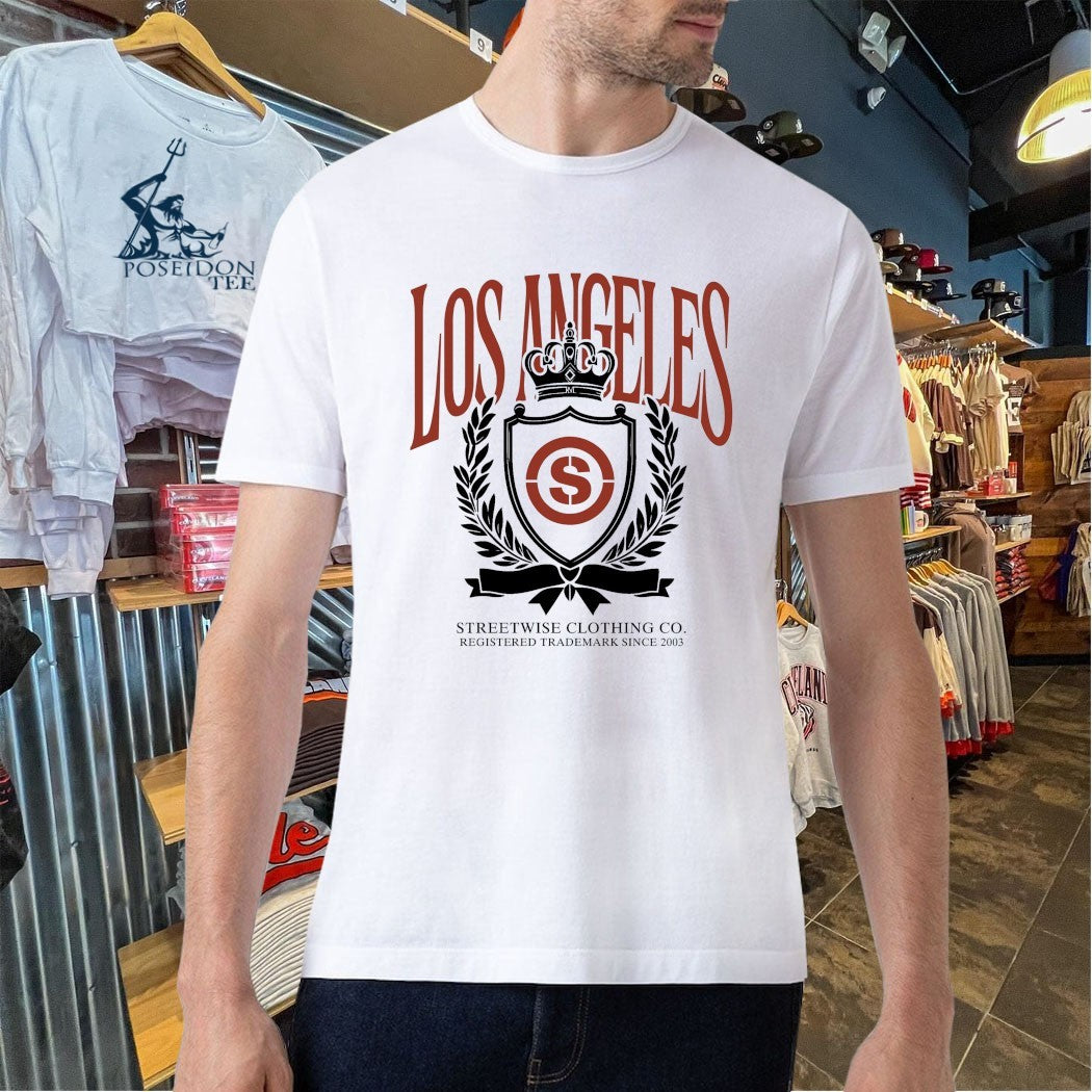 Streetwise Los Angeles Registered Trademark Since 2003 City Crest T-shirt