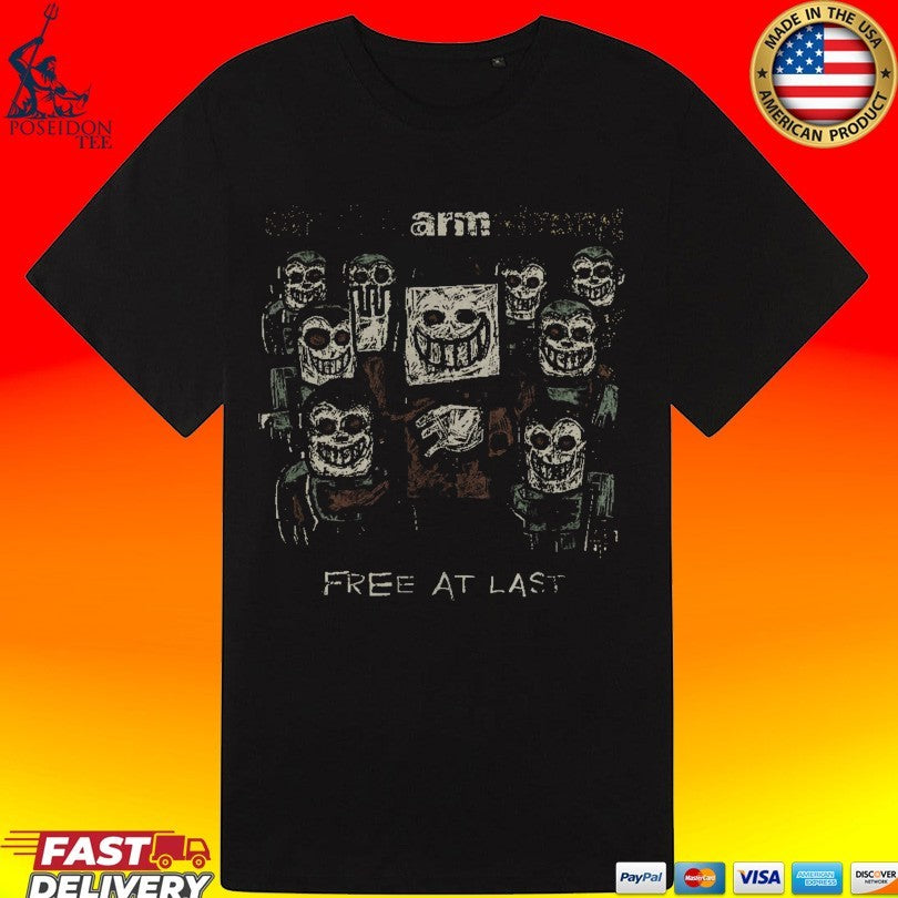 Stretch Arm Strong Free At Last Album Faces T-shirt