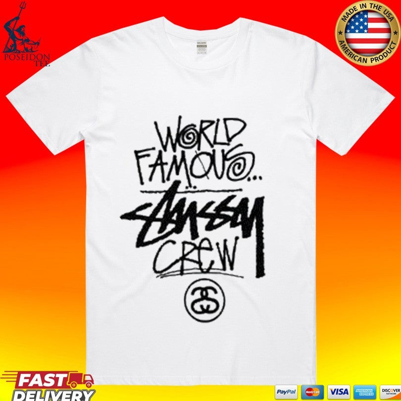 Stussy World Famous Crew T-shirt