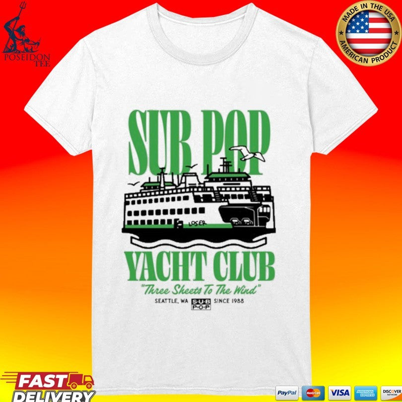 Sub Pop Mega Mart Sub Pop Yacht Club T-shirt
