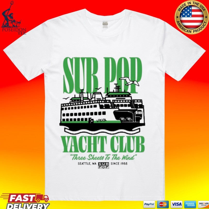 Sub Pop Mega Mart Sub Pop Yacht Club T-shirt