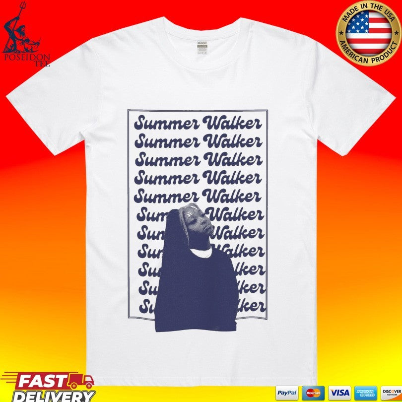 Summer Walker Blue Portrait T-shirt