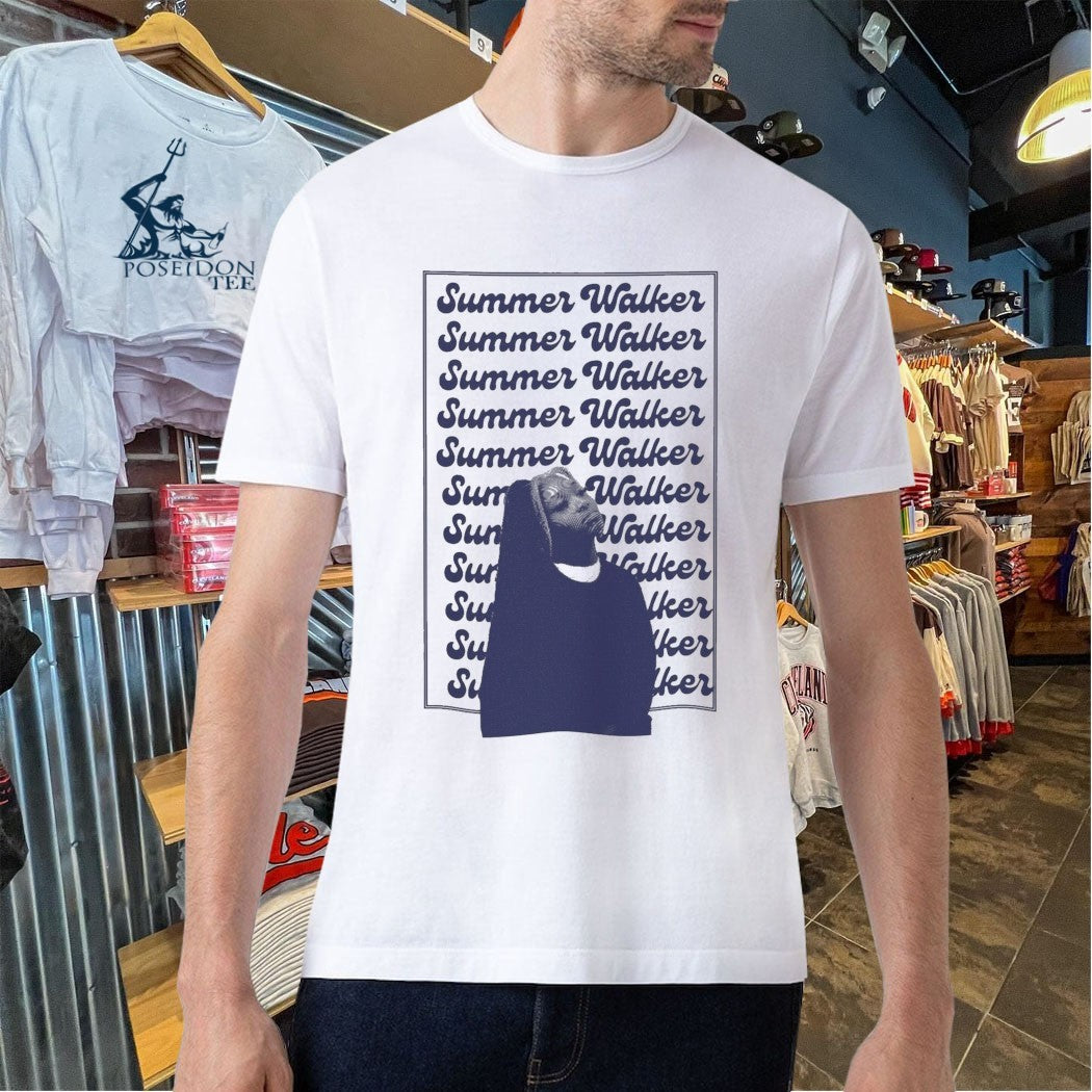 Summer Walker Blue Portrait T-shirt