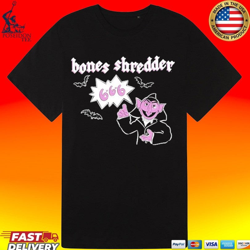 Sunken Teeth Co. Bones Shredder The Count T-shirt