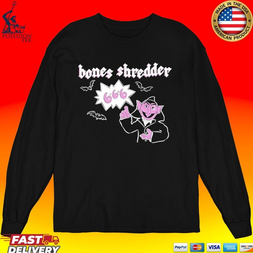 Sunken Teeth Co. Bones Shredder The Count T-shirt