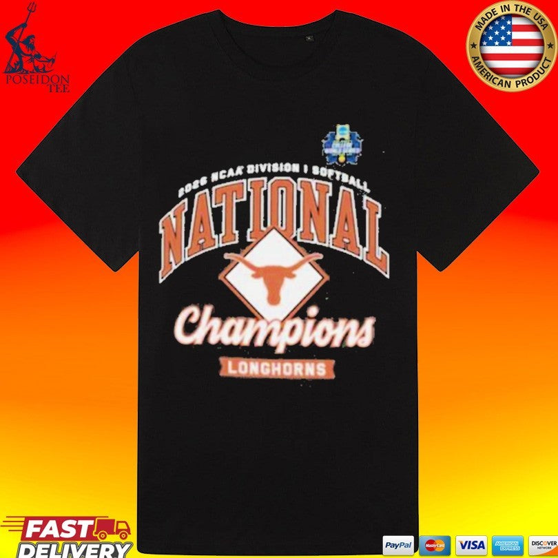 Texas Longhorns 2026 Ncaa Softball Women’s College World Series National Champions Locker Room T-shirt