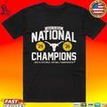 Texas Softball Back-to-back NCAA Champions Classic T-shirt