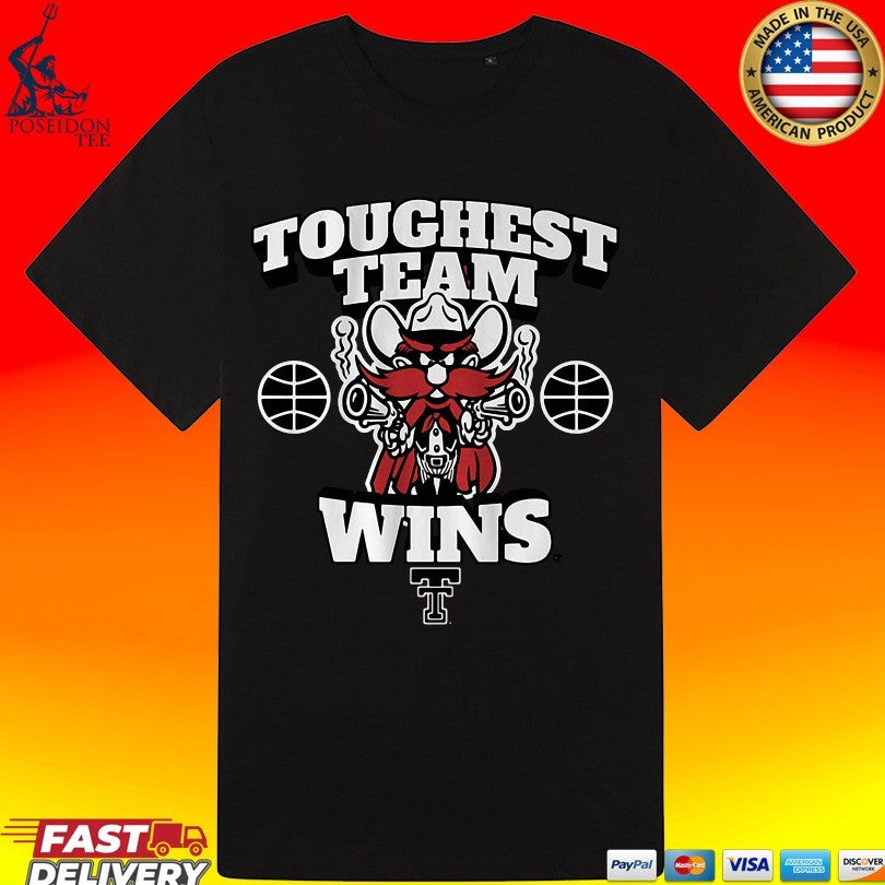 Texas Tech Basketball Toughest Team Wins Raider Red T-shirt