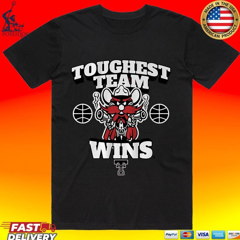 Texas Tech Basketball Toughest Team Wins Raider Red T-shirt