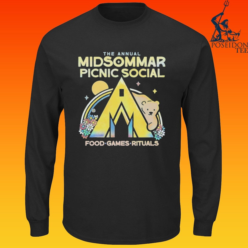 The Annual Midsommar Picnic Social Food-games Rituals T-shirt